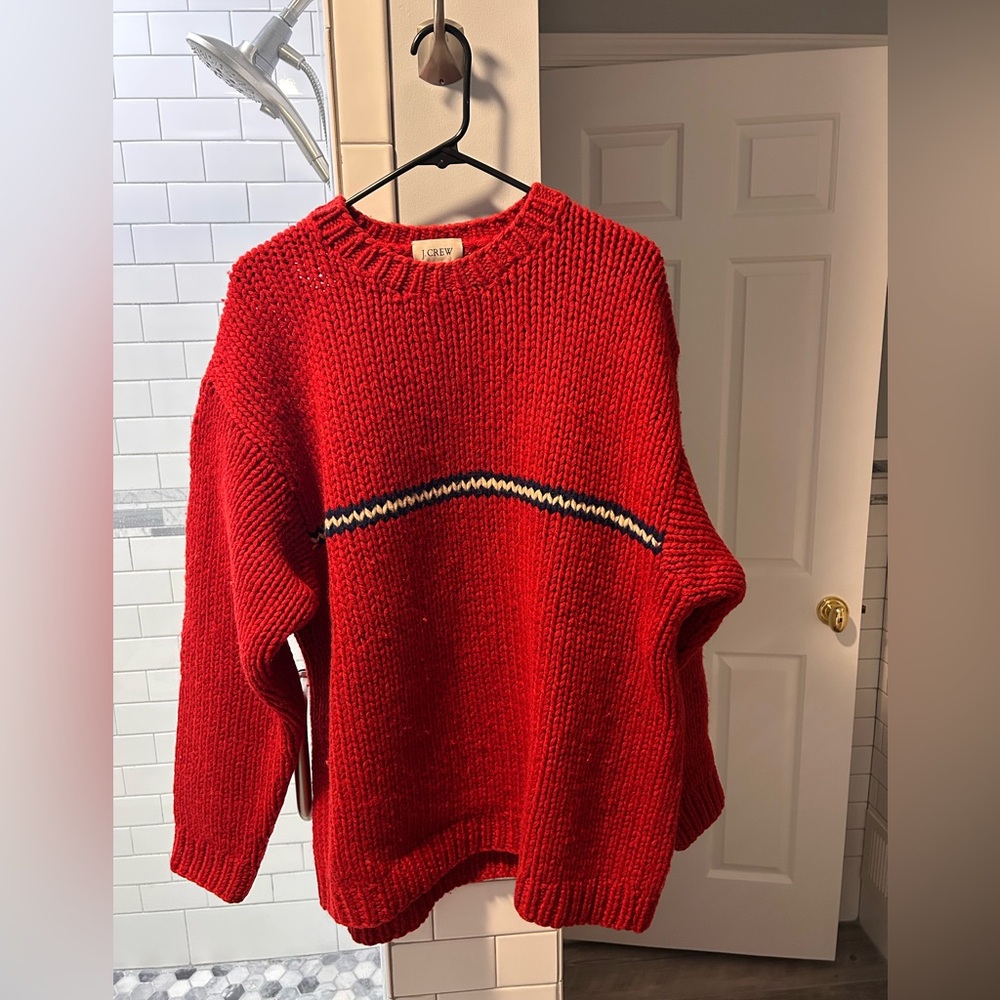 vintage hand knit, J.Crew sweater